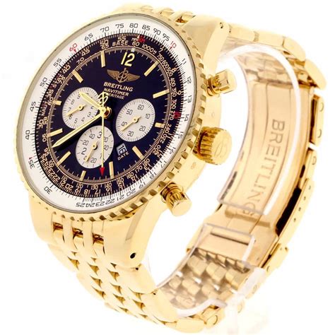 breitling gold mens watches octogan face